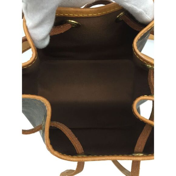 Louis Vuitton Mini Noe Monogram Brown Shoulder Bag - Picture 6 of 7